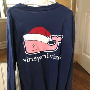 vineyard vines santa whale tee